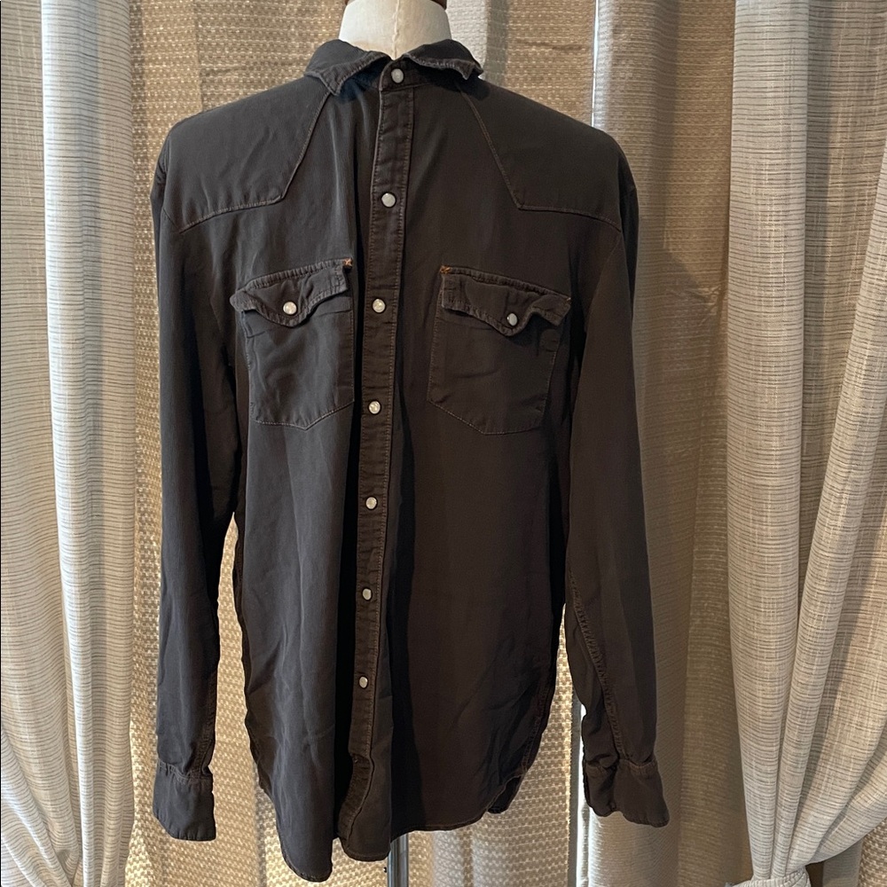 The Territory Ahead Charcoal Button-Up Shirt - Picture 2 of 9